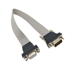 Male VGA HDB15 To Female Ribbon Cable 15 Pin 100mm Length